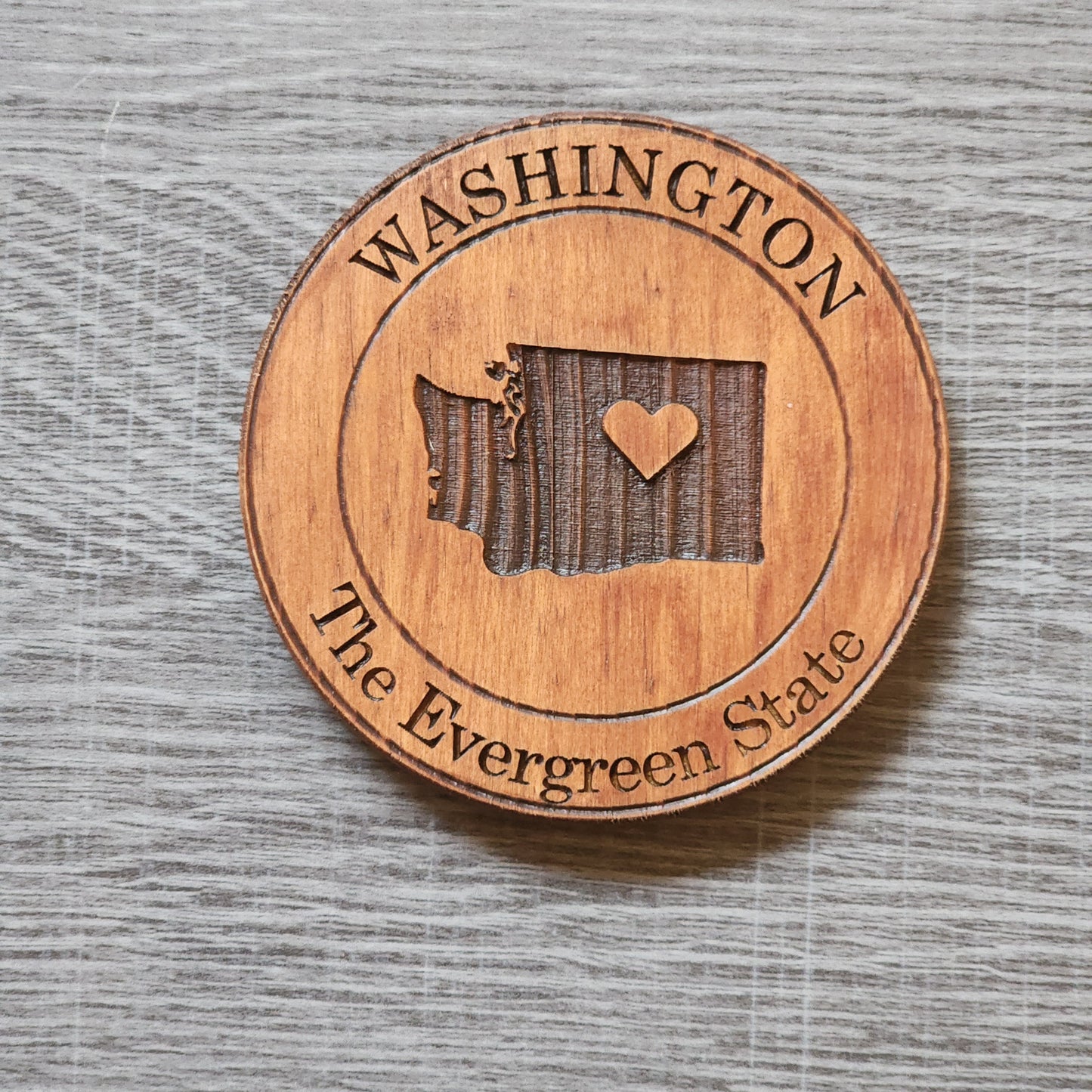 Wooden Coasters - Washington Designs