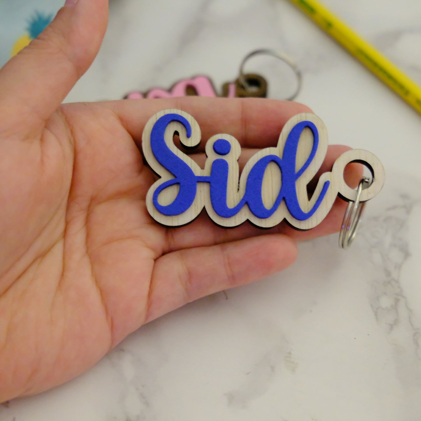 3D Name Keychains, Personalized favors
